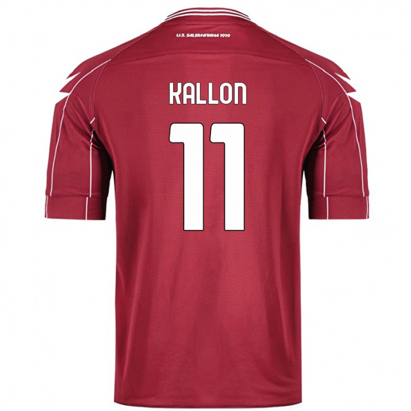 Danxen Dame Yayah Kallon #11 Burgund Hjemmetrøye Drakt Trøye 2024/25 Skjorter T-Skjorte