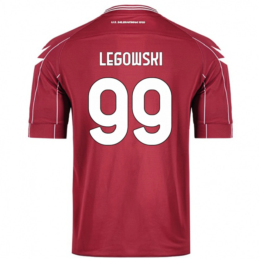 Danxen Dame Mateusz Legowski #99 Burgund Hjemmetrøye Drakt Trøye 2024/25 Skjorter T-Skjorte