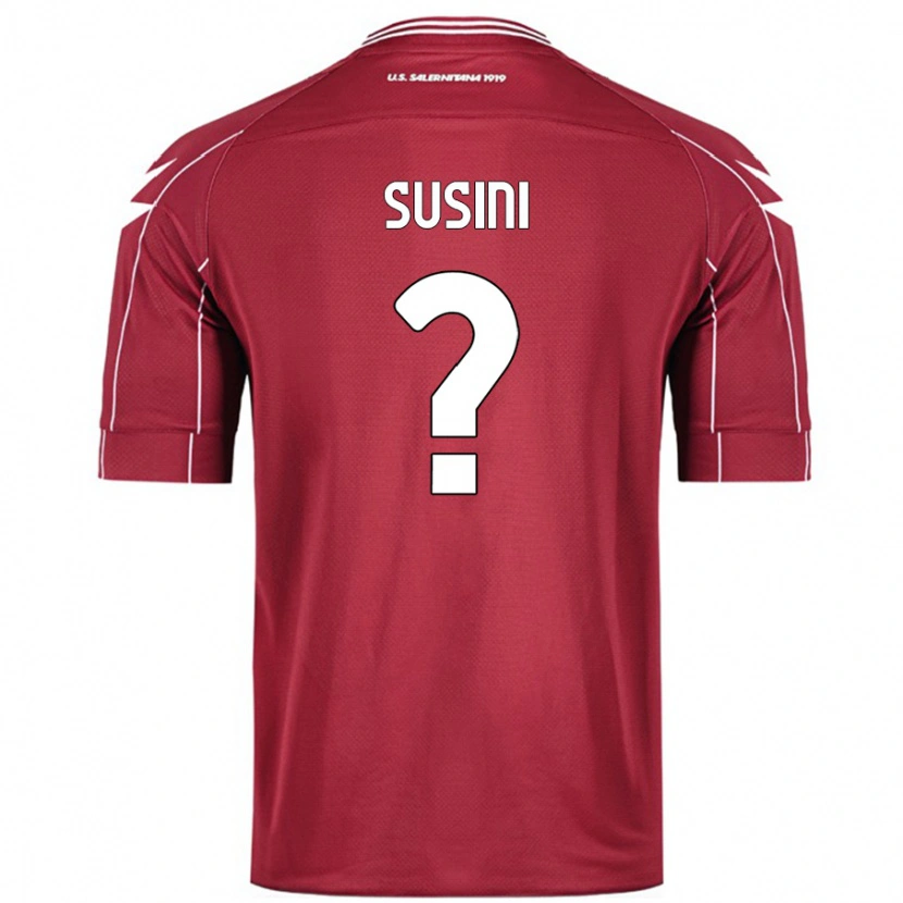 Danxen Dame Antonio Susini #0 Burgund Hjemmetrøye Drakt Trøye 2024/25 Skjorter T-Skjorte