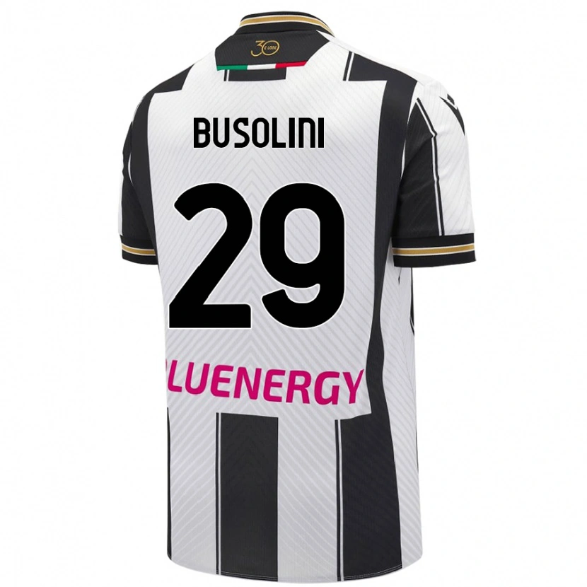 Danxen Dame Alessandro Busolini #29 Hvit Svart Hjemmetrøye Drakt Trøye 2024/25 Skjorter T-Skjorte