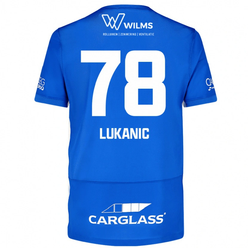 Danxen Dame Luka Lukanic #78 Blå Hjemmetrøye Drakt Trøye 2024/25 Skjorter T-Skjorte