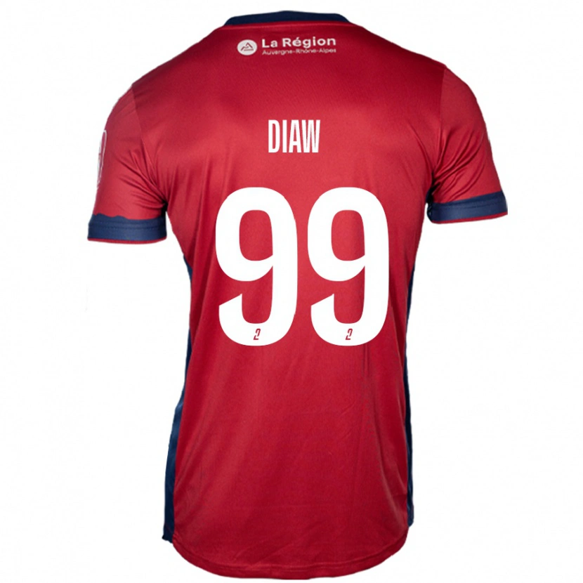 Danxen Dame Mory Diaw #99 Lys Burgunder Hjemmetrøye Drakt Trøye 2024/25 Skjorter T-Skjorte