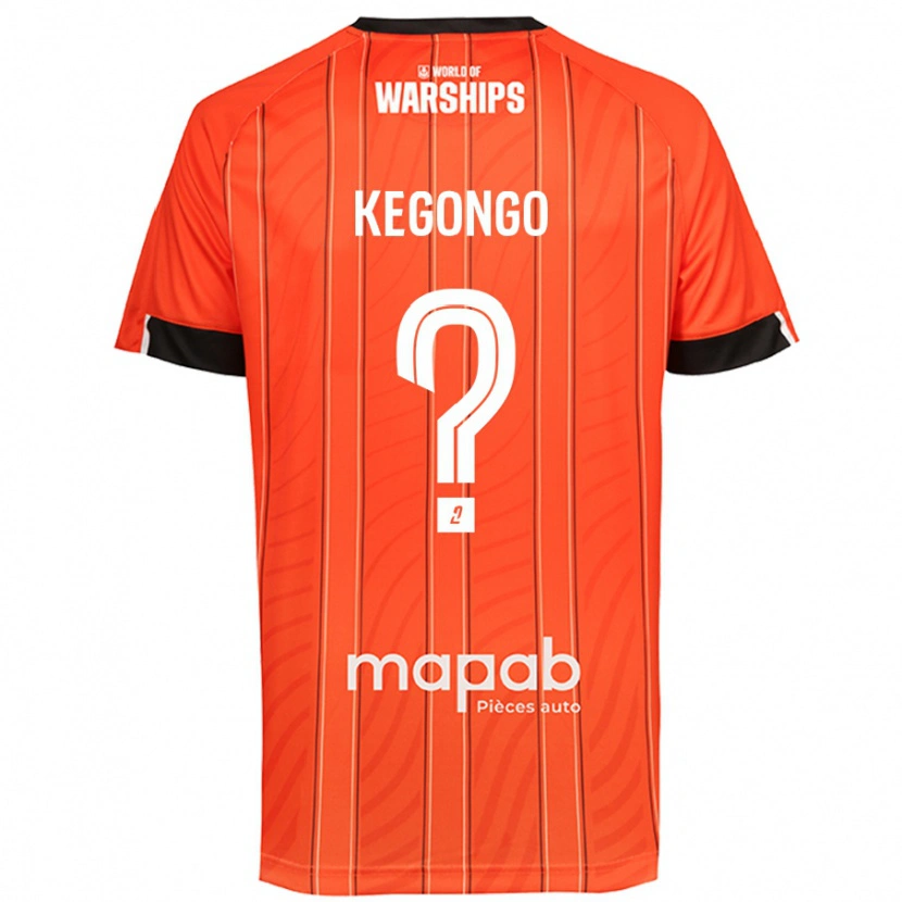 Danxen Dame Clarence Kegongo #0 Oransje Hjemmetrøye Drakt Trøye 2024/25 Skjorter T-Skjorte
