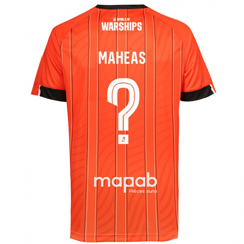 Danxen Dame Paul Maheas #0 Oransje Hjemmetrøye Drakt Trøye 2024/25 Skjorter T-Skjorte