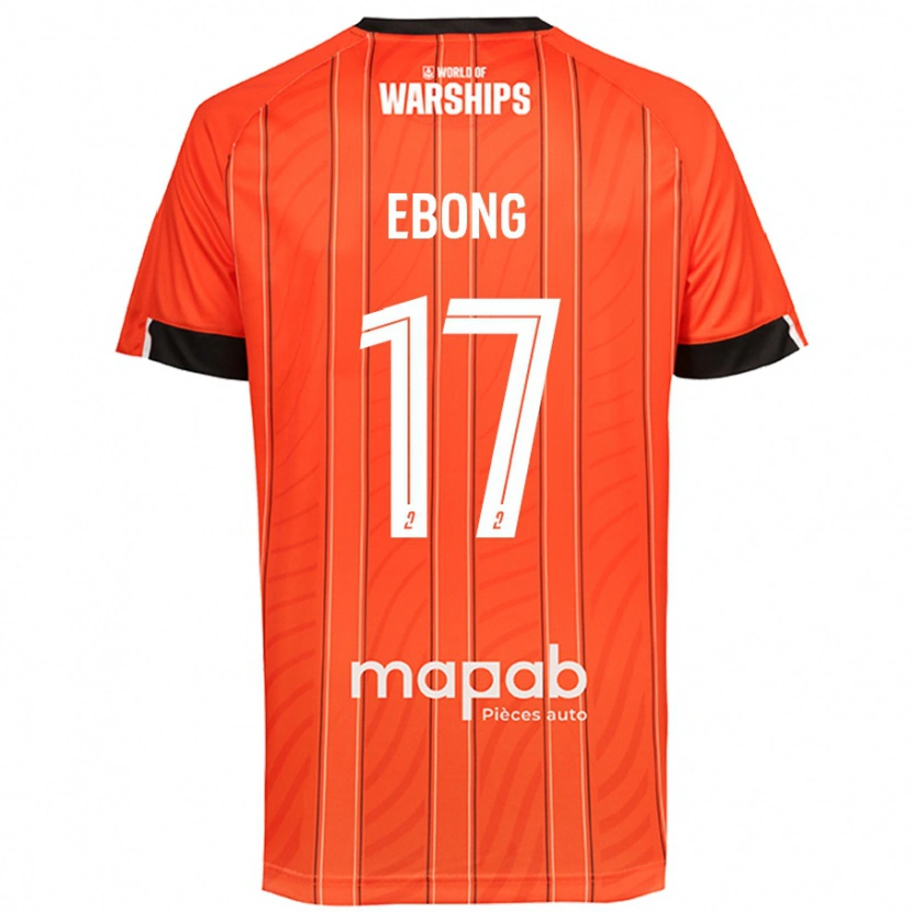 Danxen Dame Arthur Ebong #17 Oransje Hjemmetrøye Drakt Trøye 2024/25 Skjorter T-Skjorte