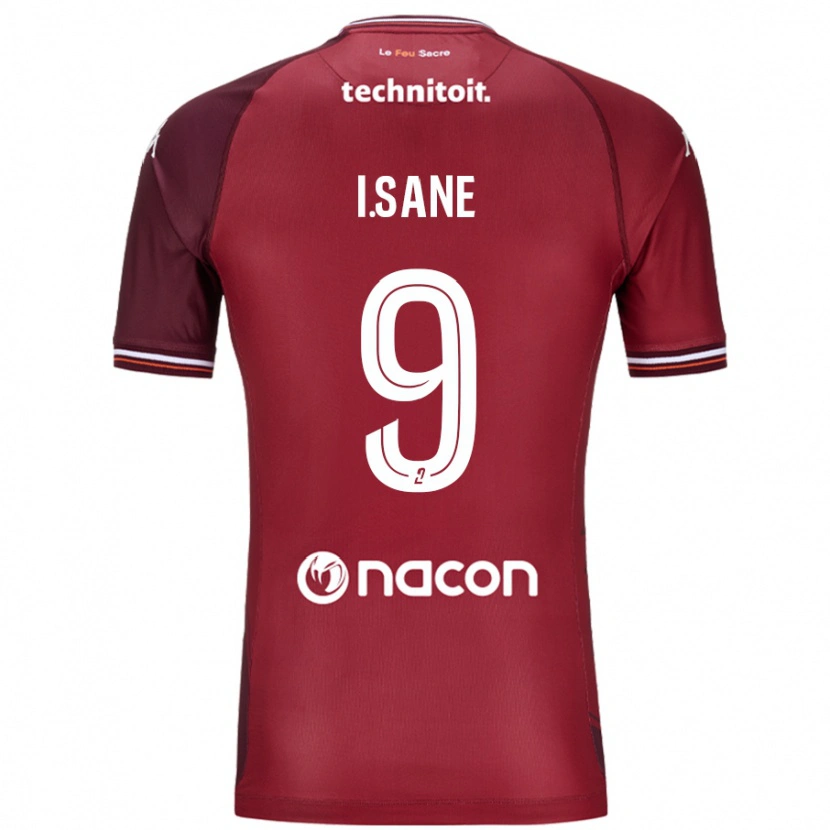 Danxen Dame Ibou Sané #9 Rød Granata Hjemmetrøye Drakt Trøye 2024/25 Skjorter T-Skjorte