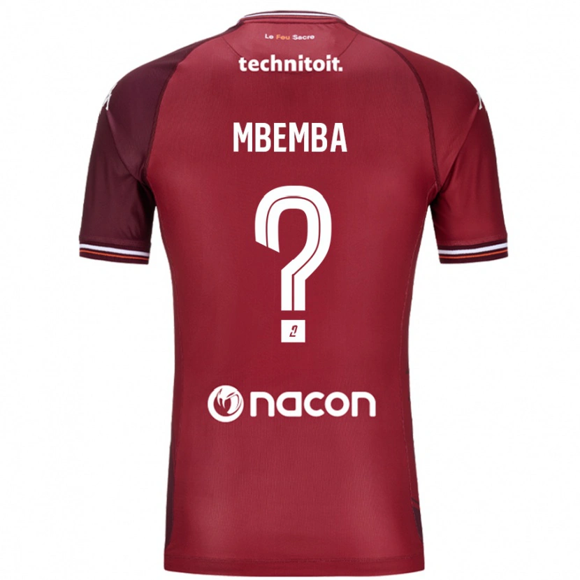 Danxen Dame Abdallah Mbemba #0 Rød Granata Hjemmetrøye Drakt Trøye 2024/25 Skjorter T-Skjorte