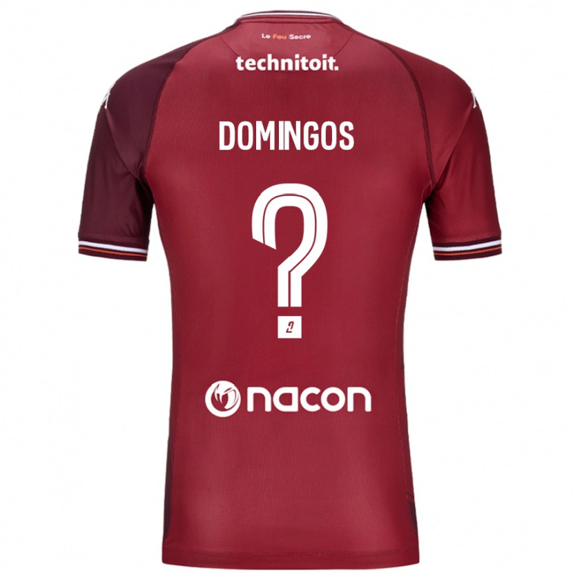 Danxen Dame Fabio Domingos #0 Rød Granata Hjemmetrøye Drakt Trøye 2024/25 Skjorter T-Skjorte