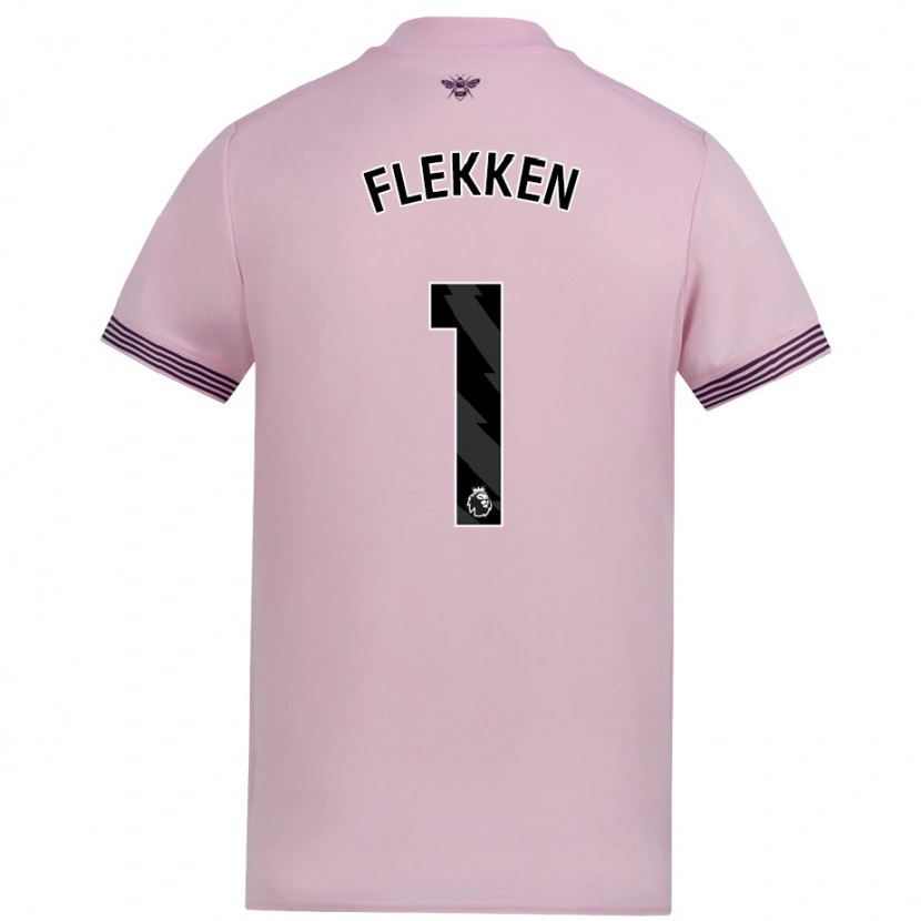 Danxen Dame Mark Flekken #1 Rosa Bortetrøye Drakt Trøye 2024/25 Skjorter T-Skjorte