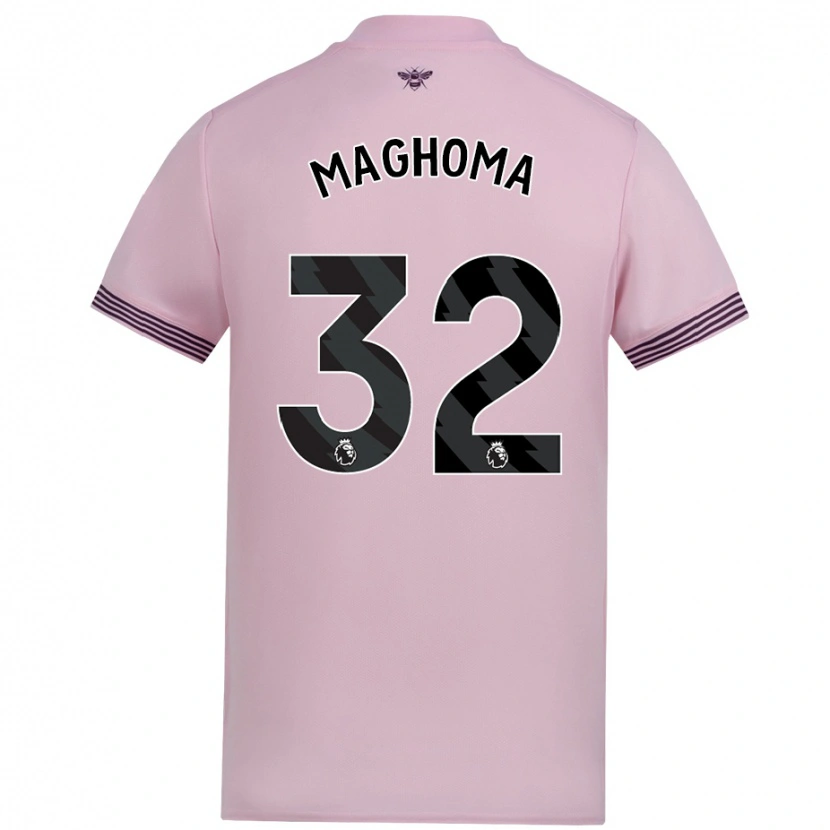 Danxen Dame Paris Maghoma #32 Rosa Bortetrøye Drakt Trøye 2024/25 Skjorter T-Skjorte
