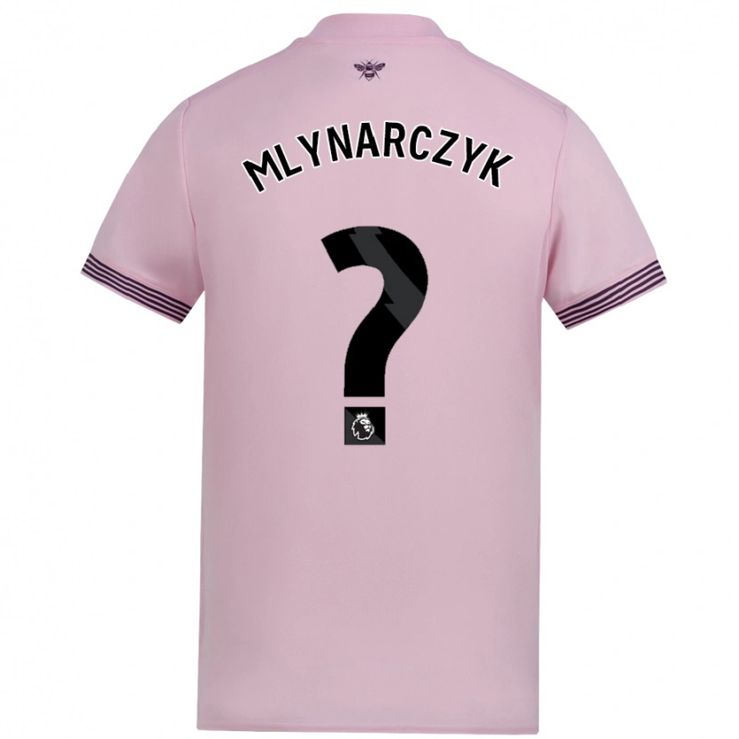 Danxen Dame Adam Mlynarczyk #0 Rosa Bortetrøye Drakt Trøye 2024/25 Skjorter T-Skjorte