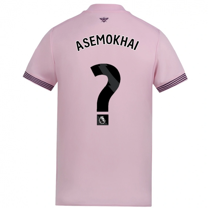Danxen Dame Gregory Asemokhai #0 Rosa Bortetrøye Drakt Trøye 2024/25 Skjorter T-Skjorte