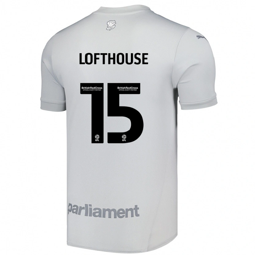 Danxen Dame Kyran Lofthouse #15 Sølvgrå Bortetrøye Drakt Trøye 2024/25 Skjorter T-Skjorte