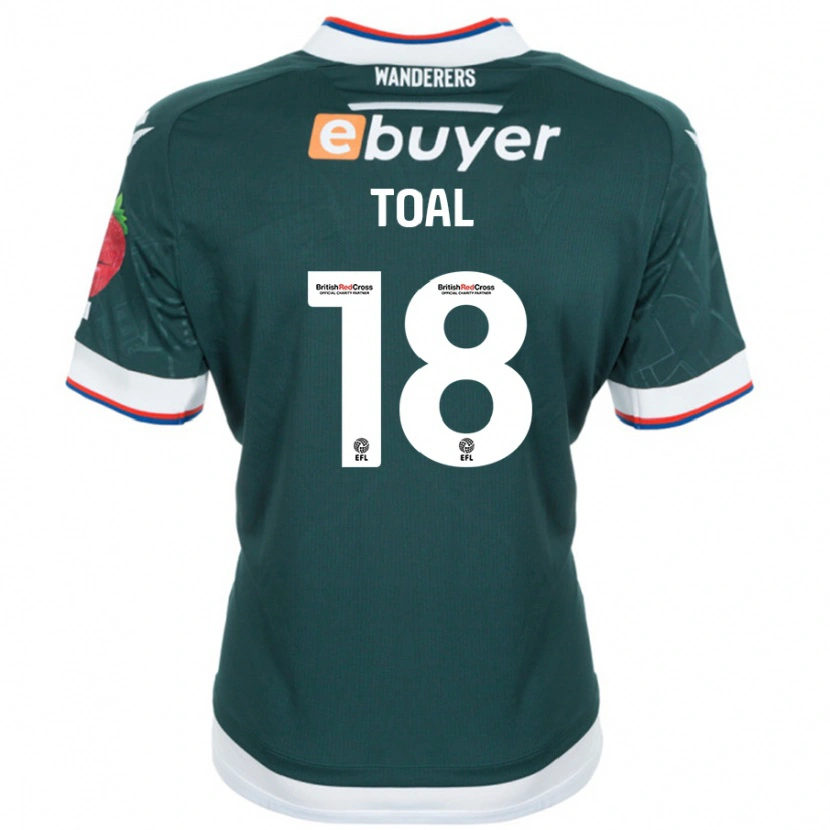 Danxen Dame Eoin Toal #18 Mørk Grønn Bortetrøye Drakt Trøye 2024/25 Skjorter T-Skjorte
