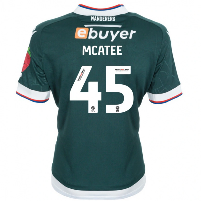 Danxen Dame John Mcatee #45 Mørk Grønn Bortetrøye Drakt Trøye 2024/25 Skjorter T-Skjorte
