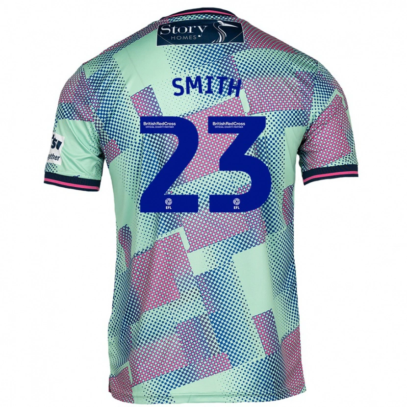 Danxen Dame Jude Smith #23 Grønn Bortetrøye Drakt Trøye 2024/25 Skjorter T-Skjorte