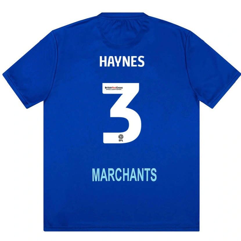 Danxen Dame Ryan Haynes #3 Grønn Bortetrøye Drakt Trøye 2024/25 Skjorter T-Skjorte