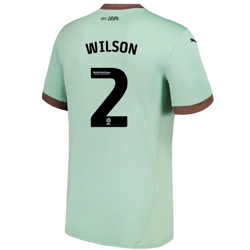 Danxen Dame Kane Wilson #2 Blek Grønn Bortetrøye Drakt Trøye 2024/25 Skjorter T-Skjorte