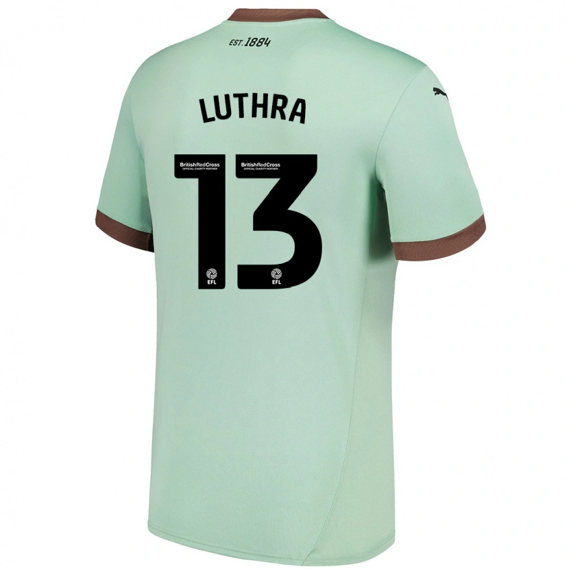 Danxen Dame Rohan Luthra #13 Blek Grønn Bortetrøye Drakt Trøye 2024/25 Skjorter T-Skjorte