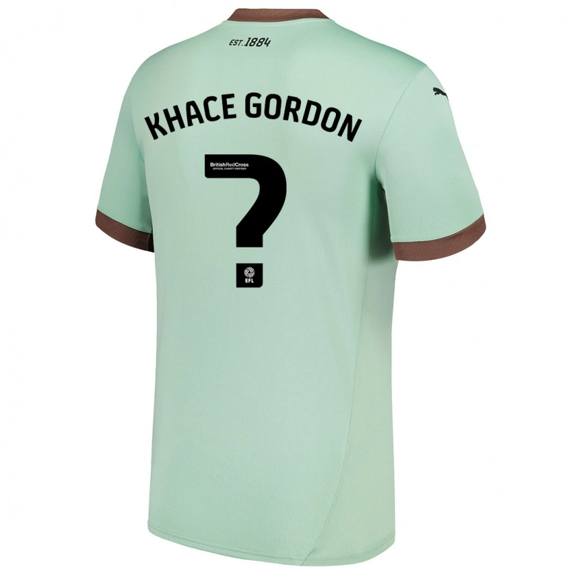 Danxen Dame Khace Gordon #0 Blek Grønn Bortetrøye Drakt Trøye 2024/25 Skjorter T-Skjorte