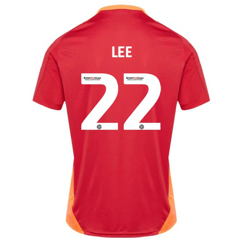 Danxen Dame Harry Lee #22 Blå Off White Bortetrøye Drakt Trøye 2024/25 Skjorter T-Skjorte