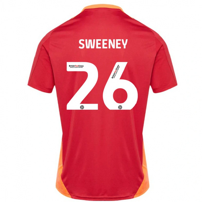 Danxen Dame Pierce Sweeney #26 Blå Off White Bortetrøye Drakt Trøye 2024/25 Skjorter T-Skjorte