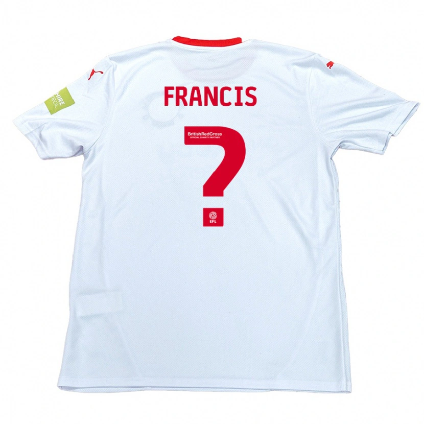 Danxen Dame Dannen Francis #0 Hvit Bortetrøye Drakt Trøye 2024/25 Skjorter T-Skjorte