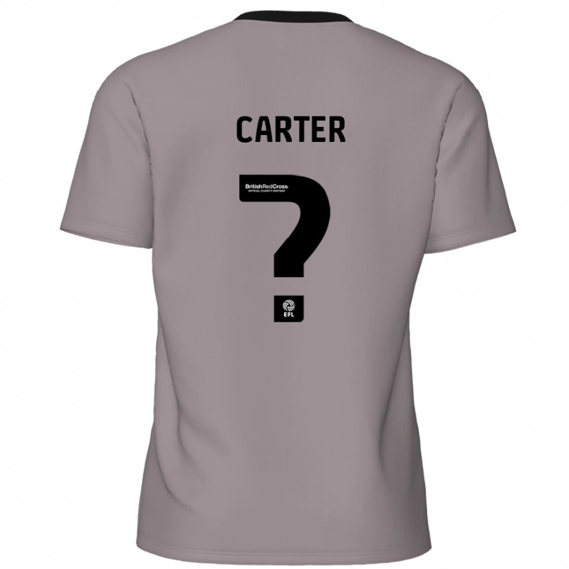 Danxen Dame Dan Carter #0 Grå Bortetrøye Drakt Trøye 2024/25 Skjorter T-Skjorte