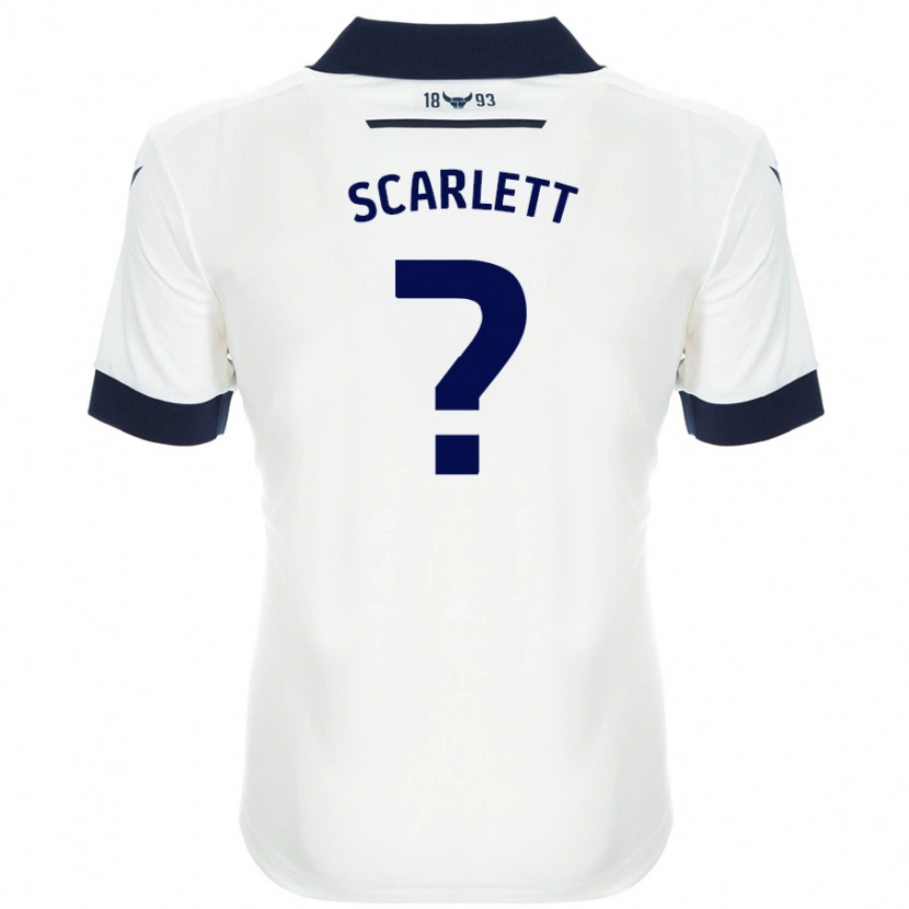 Danxen Dame Dane Scarlett #0 Hvit Marineblå Bortetrøye Drakt Trøye 2024/25 Skjorter T-Skjorte