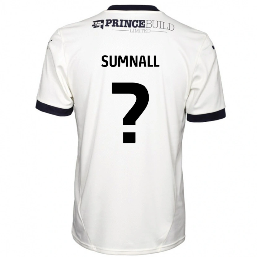 Danxen Dame Jenson Sumnall #0 Off White Svart Bortetrøye Drakt Trøye 2024/25 Skjorter T-Skjorte