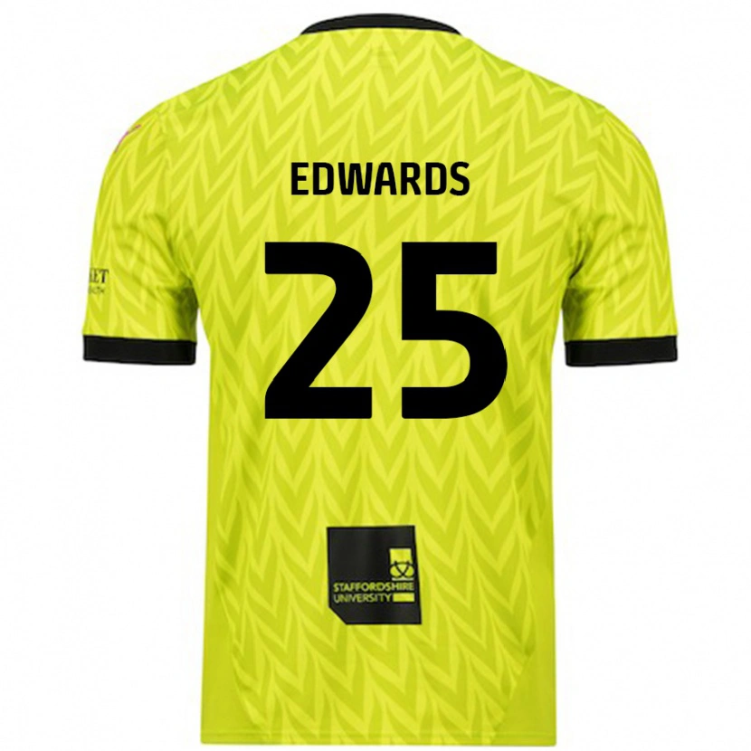 Danxen Dame Diamond Edwards #25 Fluorescerende Grønn Bortetrøye Drakt Trøye 2024/25 Skjorter T-Skjorte