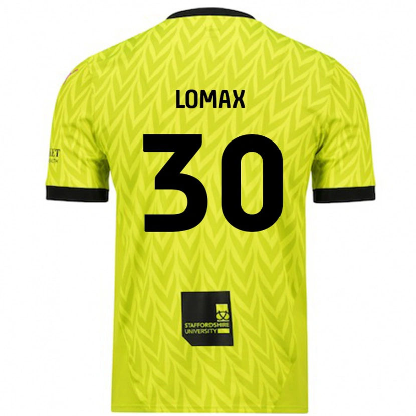 Danxen Dame Ben Lomax #30 Fluorescerende Grønn Bortetrøye Drakt Trøye 2024/25 Skjorter T-Skjorte