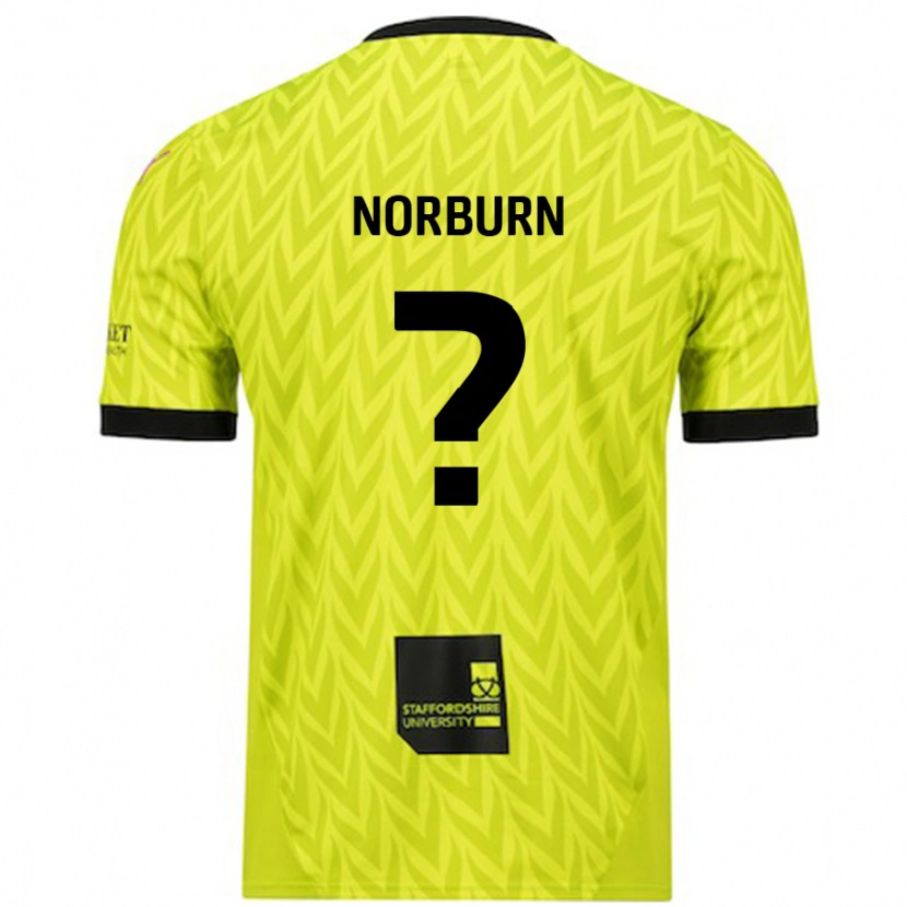 Danxen Dame Dylan Norburn #0 Fluorescerende Grønn Bortetrøye Drakt Trøye 2024/25 Skjorter T-Skjorte