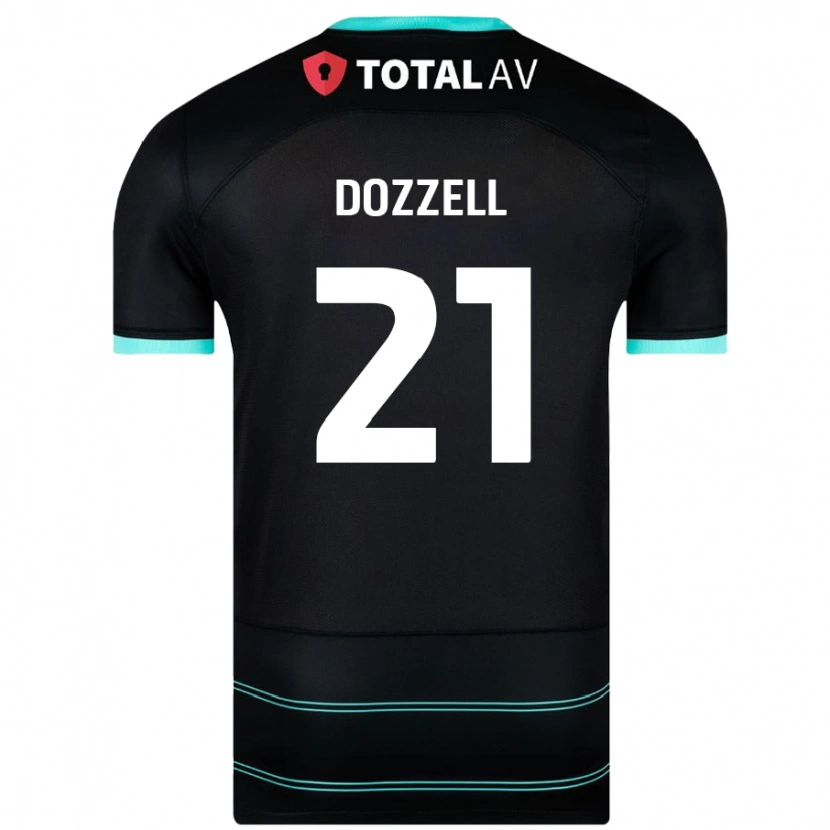 Danxen Dame Andre Dozzell #21 Svart Bortetrøye Drakt Trøye 2024/25 Skjorter T-Skjorte