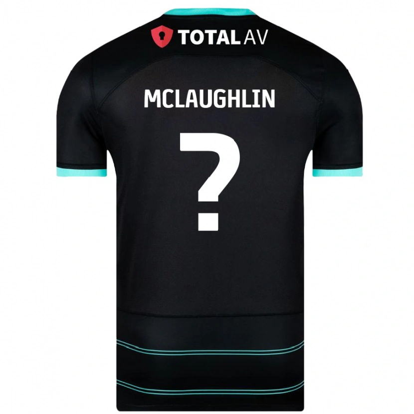Danxen Dame Erin Mclaughlin #0 Svart Bortetrøye Drakt Trøye 2024/25 Skjorter T-Skjorte