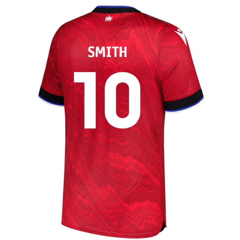 Danxen Dame Sam Smith #10 Rød Svart Bortetrøye Drakt Trøye 2024/25 Skjorter T-Skjorte