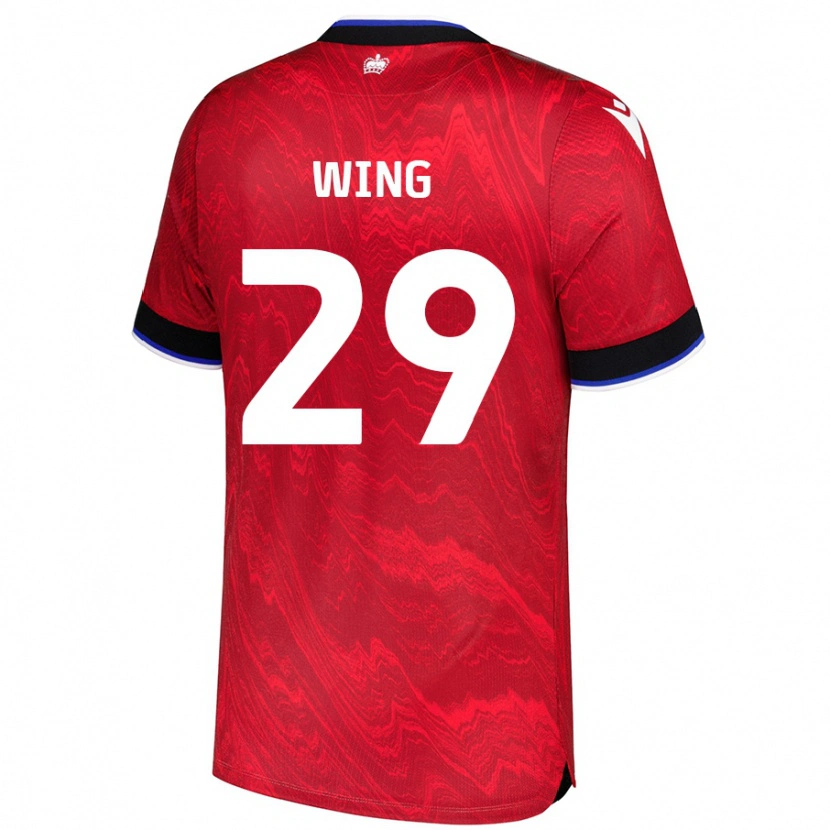 Danxen Dame Lewis Wing #29 Rød Svart Bortetrøye Drakt Trøye 2024/25 Skjorter T-Skjorte