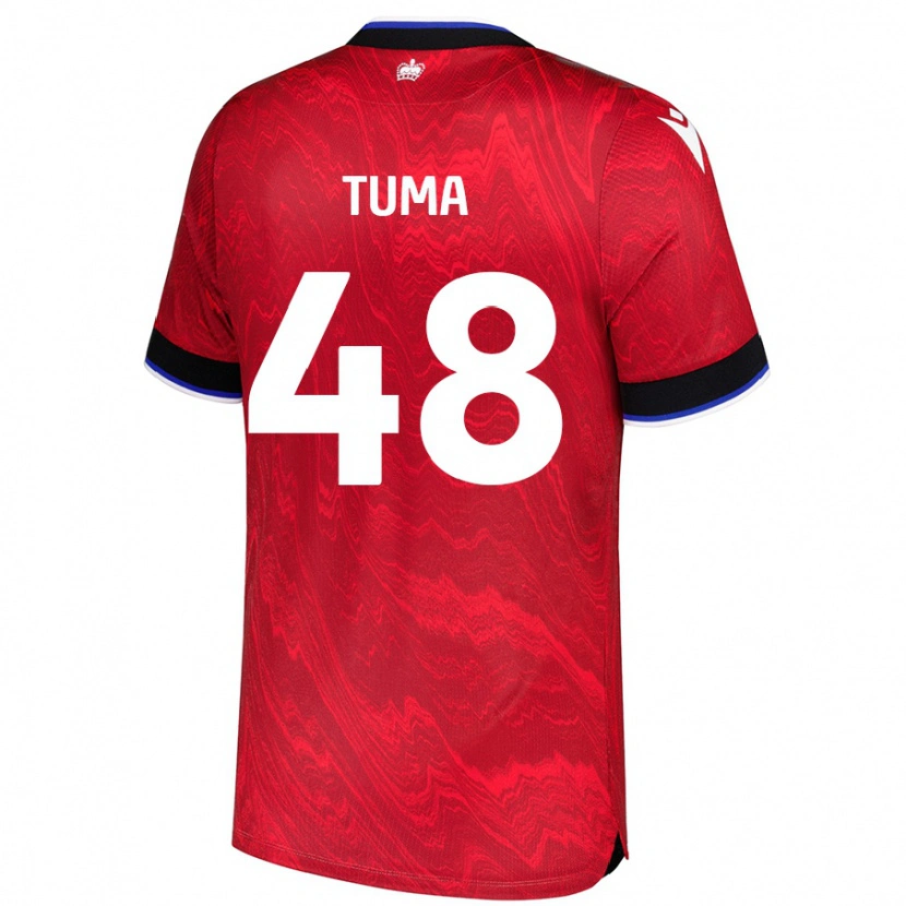 Danxen Dame Basil Tuma #48 Rød Svart Bortetrøye Drakt Trøye 2024/25 Skjorter T-Skjorte