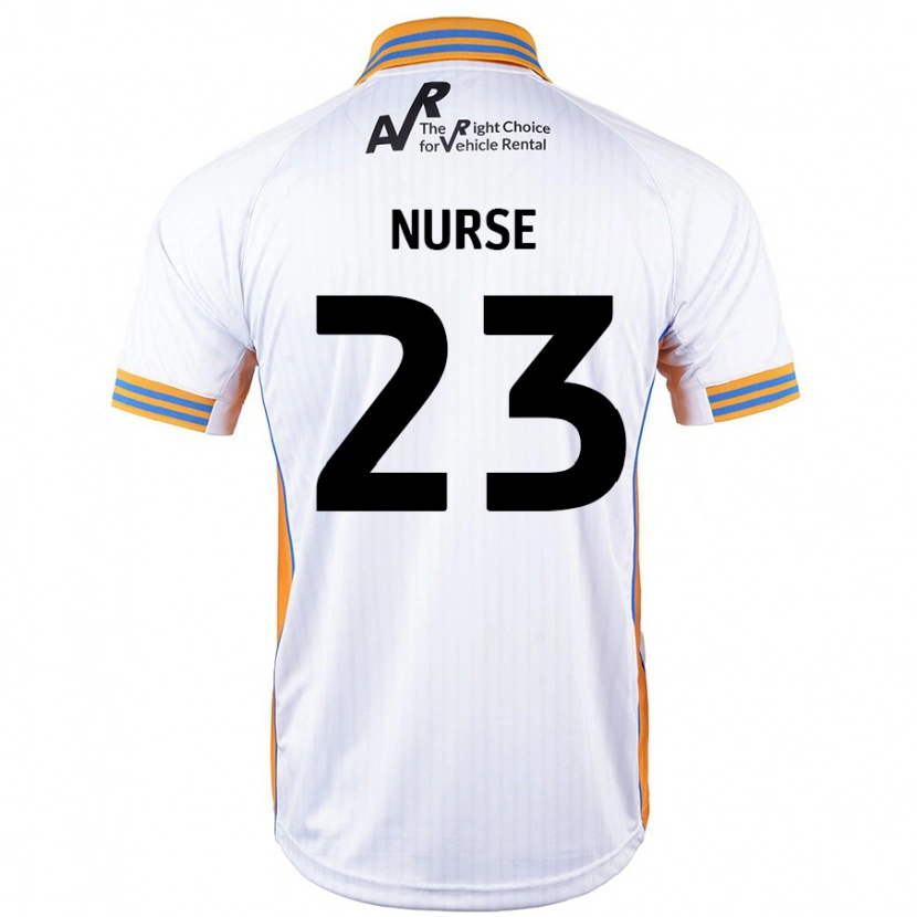 Danxen Dame George Nurse #23 Hvit Bortetrøye Drakt Trøye 2024/25 Skjorter T-Skjorte