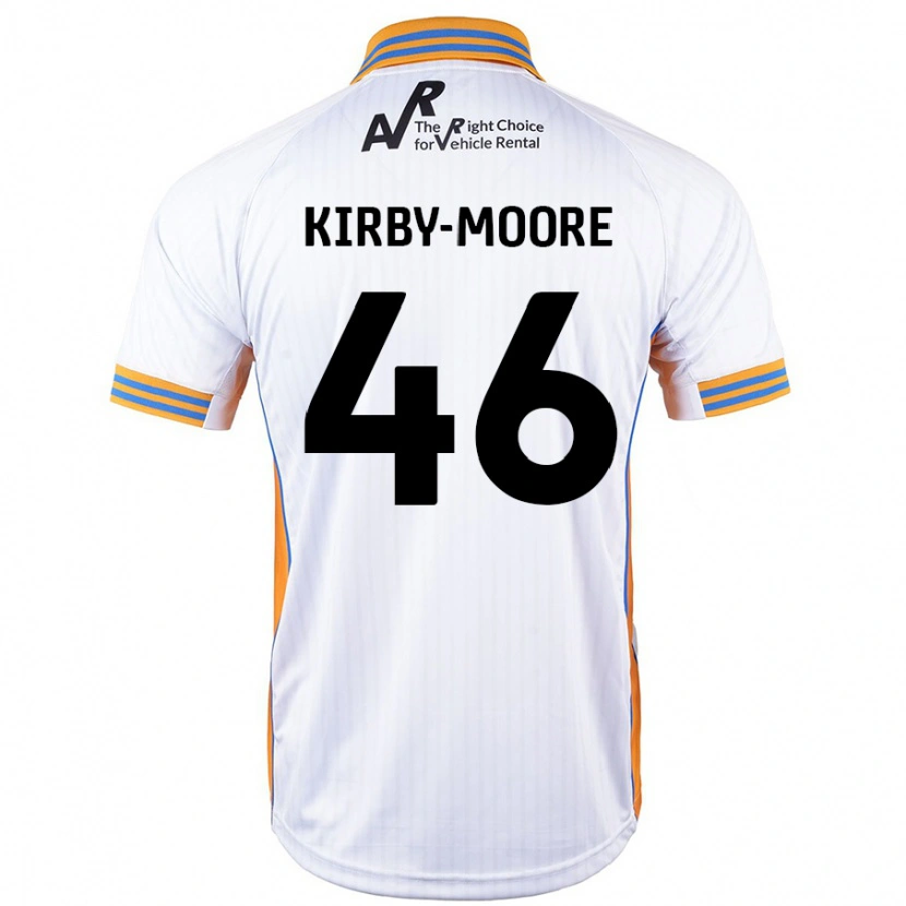 Danxen Dame Harvey Kirby-Moore #46 Hvit Bortetrøye Drakt Trøye 2024/25 Skjorter T-Skjorte