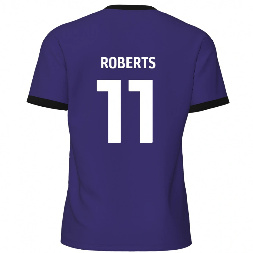 Danxen Dame Jordan Roberts #11 Lilla Bortetrøye Drakt Trøye 2024/25 Skjorter T-Skjorte