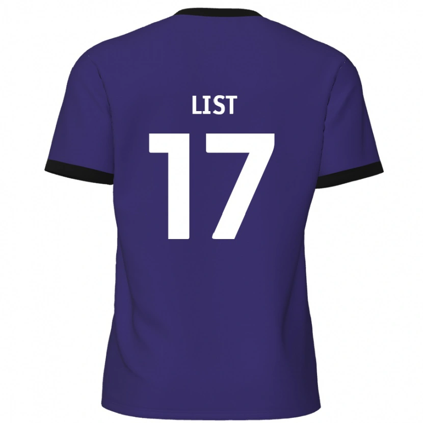 Danxen Dame Elliott List #17 Lilla Bortetrøye Drakt Trøye 2024/25 Skjorter T-Skjorte