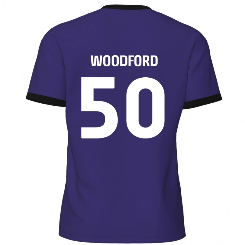 Danxen Dame Max Woodford #50 Lilla Bortetrøye Drakt Trøye 2024/25 Skjorter T-Skjorte