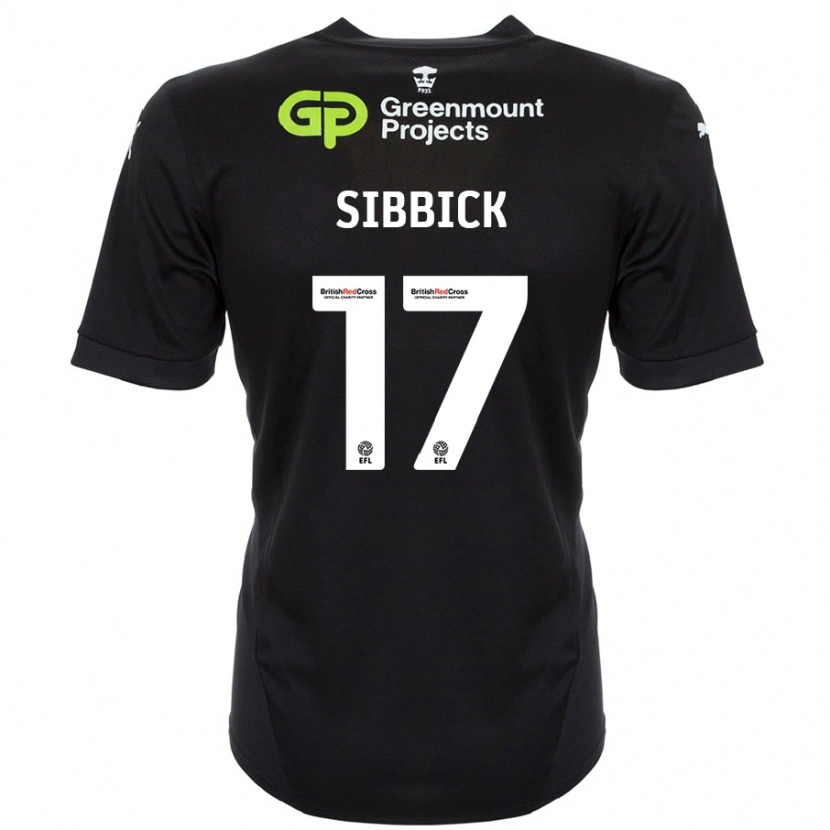 Danxen Dame Toby Sibbick #17 Svart Bortetrøye Drakt Trøye 2024/25 Skjorter T-Skjorte