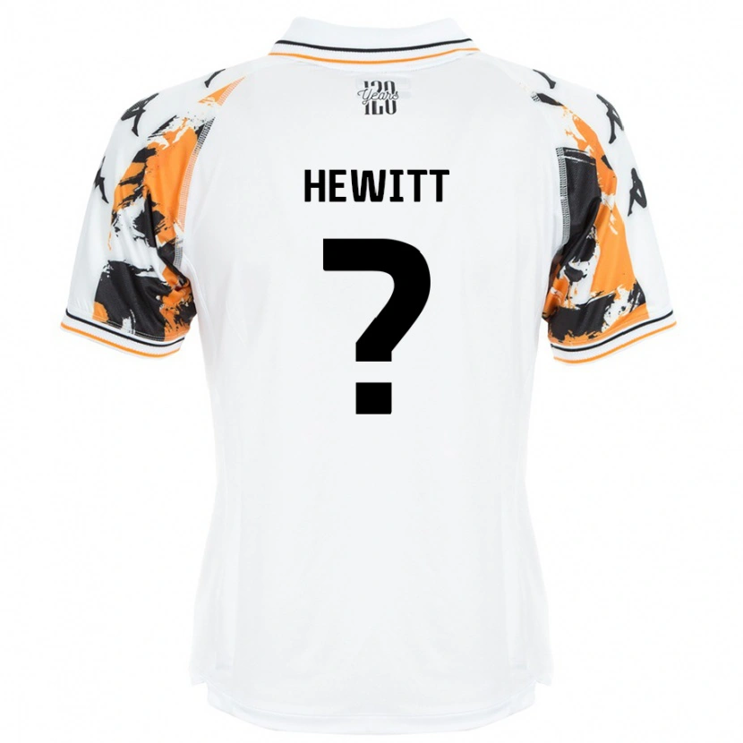 Danxen Dame Stan Hewitt #0 Hvit Bortetrøye Drakt Trøye 2024/25 Skjorter T-Skjorte