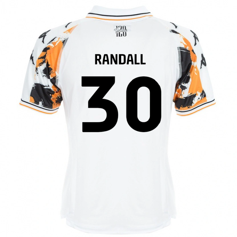 Danxen Dame Jennifer Randall #30 Hvit Bortetrøye Drakt Trøye 2024/25 Skjorter T-Skjorte