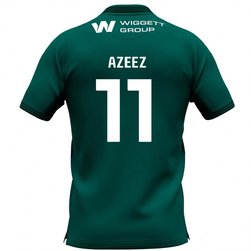 Danxen Dame Femi Azeez #11 Grønn Bortetrøye Drakt Trøye 2024/25 Skjorter T-Skjorte