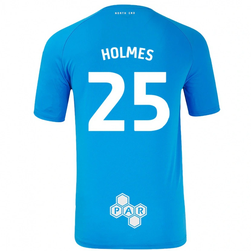 Danxen Dame Duane Holmes #25 Himmelblå Bortetrøye Drakt Trøye 2024/25 Skjorter T-Skjorte
