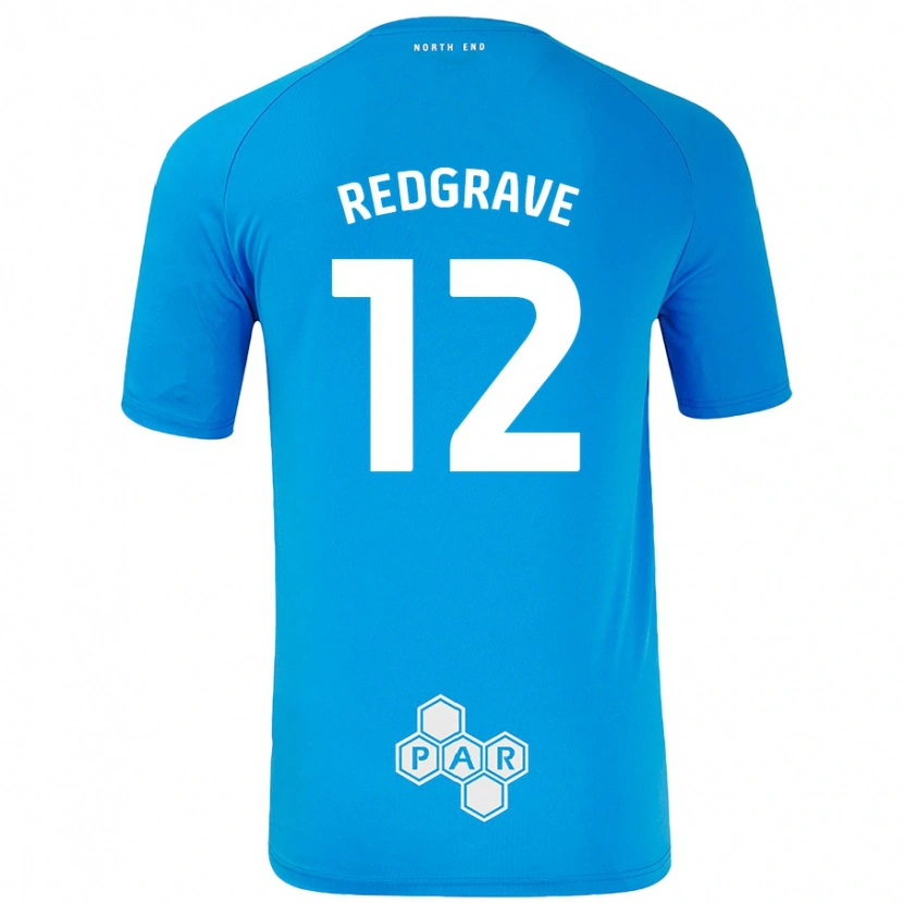 Danxen Dame Jodie Redgrave #12 Himmelblå Bortetrøye Drakt Trøye 2024/25 Skjorter T-Skjorte