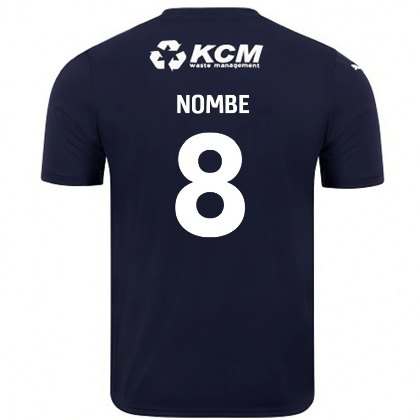 Danxen Dame Sam Nombe #8 Marineblå Bortetrøye Drakt Trøye 2024/25 Skjorter T-Skjorte